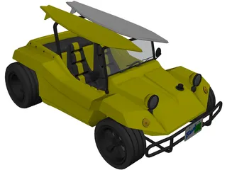 Buggy Brazil 3D Model preview