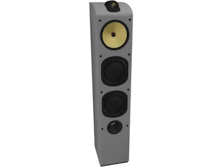 Speaker 3D Model preview