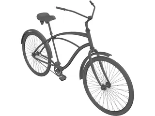 Bicycle 3D Model preview