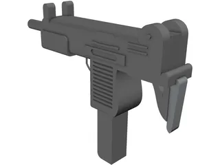 Uzi 3D Model preview