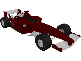 Ferrari F1 3D Model preview