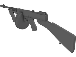 Thompson Model 1929 3D Model preview