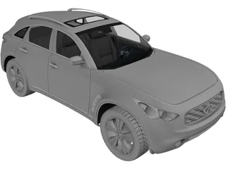 Infiniti FX50 3D Model preview