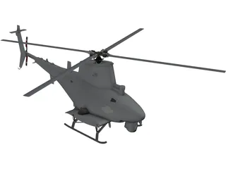 Northrop Grumman MQ-8 Fire Scout 3D Model preview