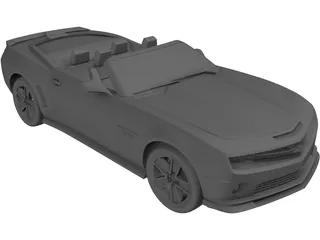 Chevrolet Camaro Convertible (2009) 3D Model preview