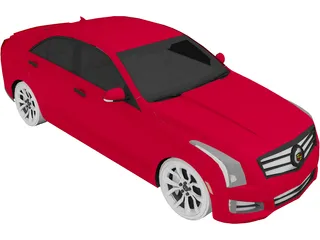Cadillac ATS (2013) 3D Model preview