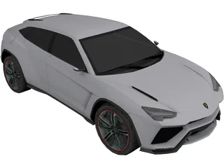 Lamborghini Urus Concept (2012) 3D Model preview