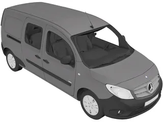 Mercedes-Benz Citan Dualiner 109 CDI (2012) 3D Model preview