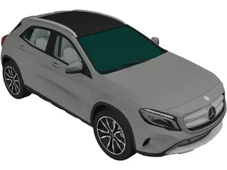 Mercedes-Benz GLA-Class GLA220 CDI 4Matic (2014) 3D Model preview