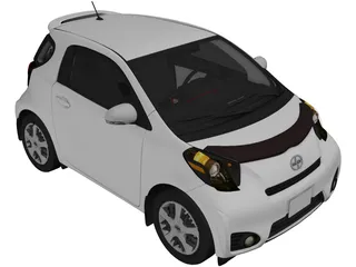 Scion iQ (2011) 3D Model preview