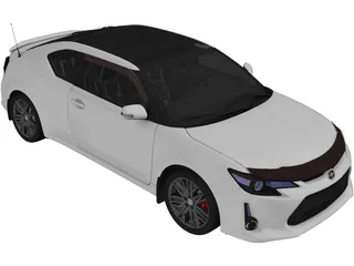 Scion tC (2014) 3D Model preview