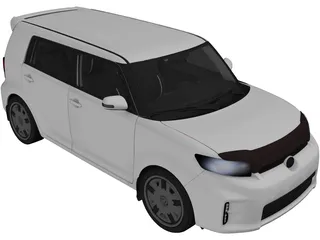 Scion xB (2013) 3D Model preview