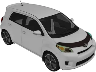 Scion xD (2011) 3D Model preview