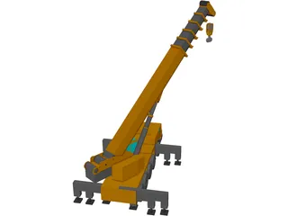 All Terrain Crane 3D Model preview