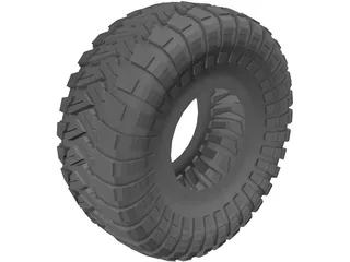 Maxxis Trepador Tire 3D Model preview