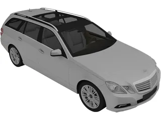 Mercedes-Benz E350 CDI Estate 3D Model preview
