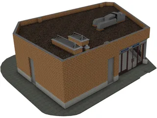 Small Store 3D Model preview