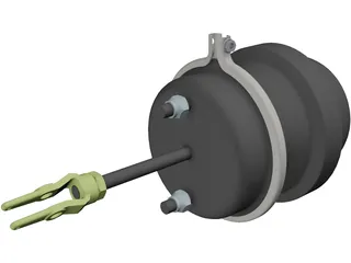 Brake Air Chamber 3D Model preview