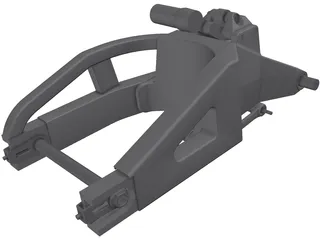 Honda CBR600RR Swingarm 3D Model preview