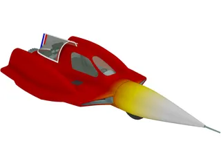 Turbo Sonic Concept 3D Model preview