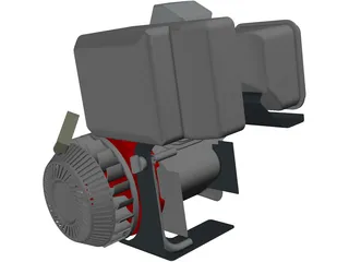 Briggs Baja Engine 3D Model preview