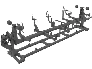 Body DT Test Jig 3D Model preview