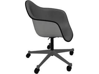 Eames Plastic Chair 3D Model preview