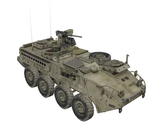 Stryker ICV 3D Model preview