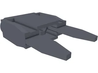 Micro Blade Fuse 3D Model preview