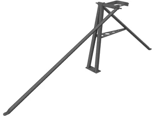 Rowing Rigger 3D Model preview