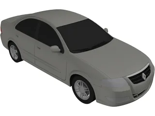 Renault Scala (2010) 3D Model preview