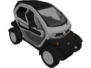 Renault Twizy (2011) 3D Model preview