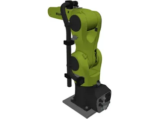 Kuka KR 6 R700 Sixx Agilus 3D Model preview