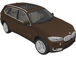 BMW X5 F15 (2014) 3D Model preview