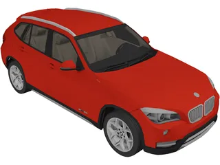 BMW X1 (2013) 3D Model preview