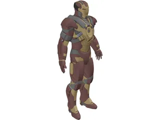 Iron Man Heartbreaker 3D Model preview
