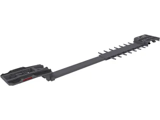 Lowbed Trailer 3D Model preview