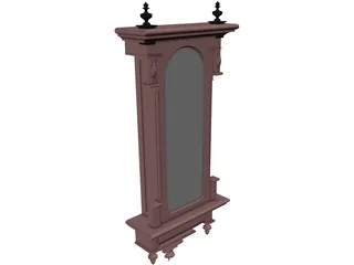 Wall Clock 3D Model preview