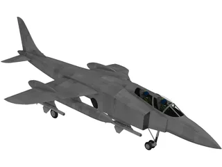 Hawker Siddeley P.1154 Royal Navy 3D Model preview