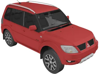 Mitsubishi Pajero 4x4 3D Model preview