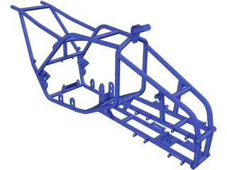 Frame ATV Chassis 3D Model preview