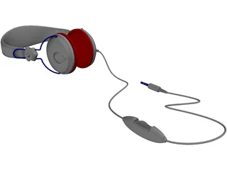 Senheisser Headphones 3D Model preview