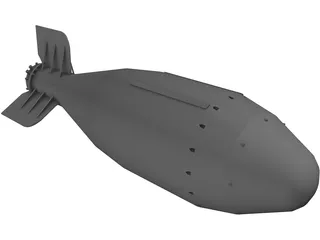 Tsar Bomba 3D Model preview
