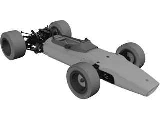 Lotus F1 3D Model preview