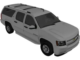 Chevrolet Suburban LTZ (2008) 3D Model preview