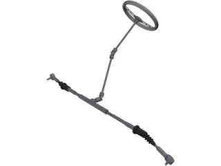 Steering Assembly 3D Model preview