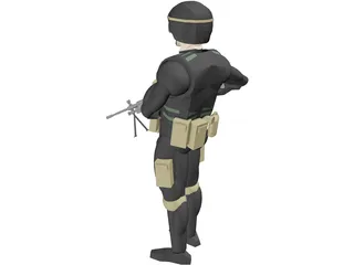 Soldier 3D Model preview