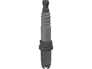 Spark Plug 3D Model preview