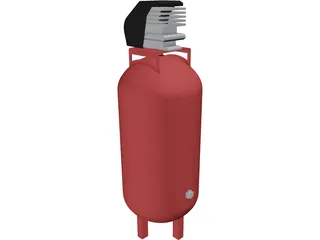 Craftsman Aircompressor 3D Model preview