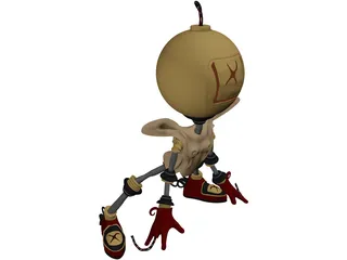 Bomba 3D Model preview